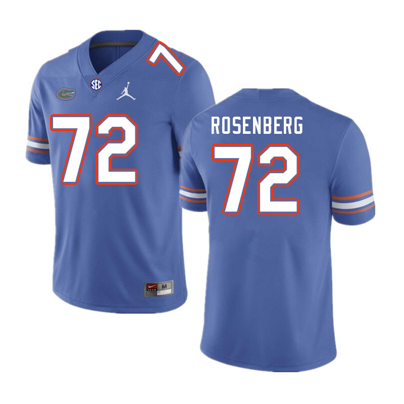 Men #72 Bryan Rosenberg Florida Gators College Football Jerseys Stitched Sale-Royal